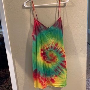 Tie dye lounge dress